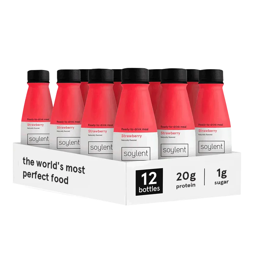 Soylent complete meal - strawberry