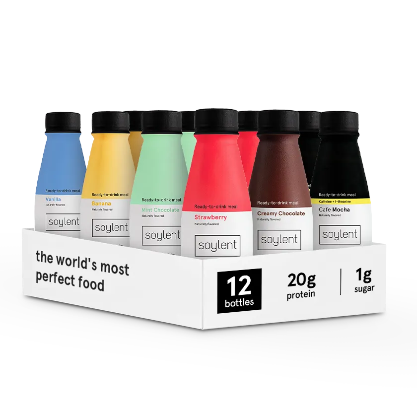 Soylent complete meal sampler variety pack